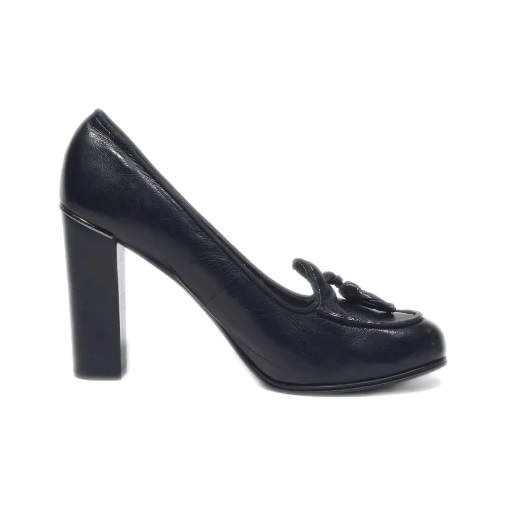 Franco Sarto High-Heel Shoes Leather Black Colour For Women