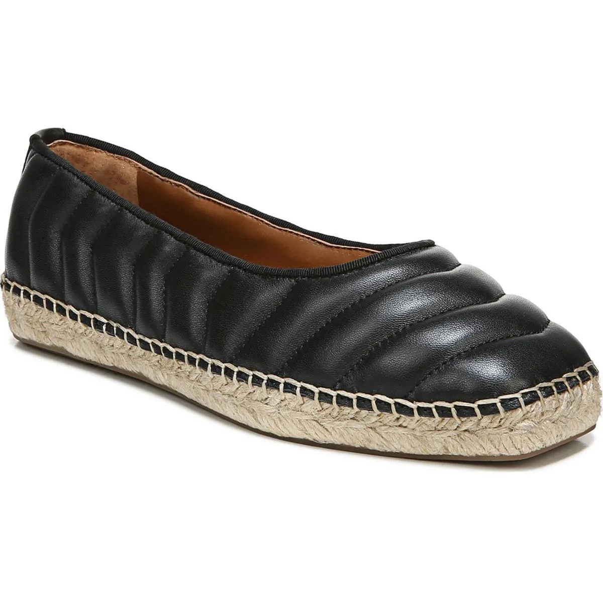 Franco Sarto Womens Kiya Padded Insole Square Toe Espadrilles