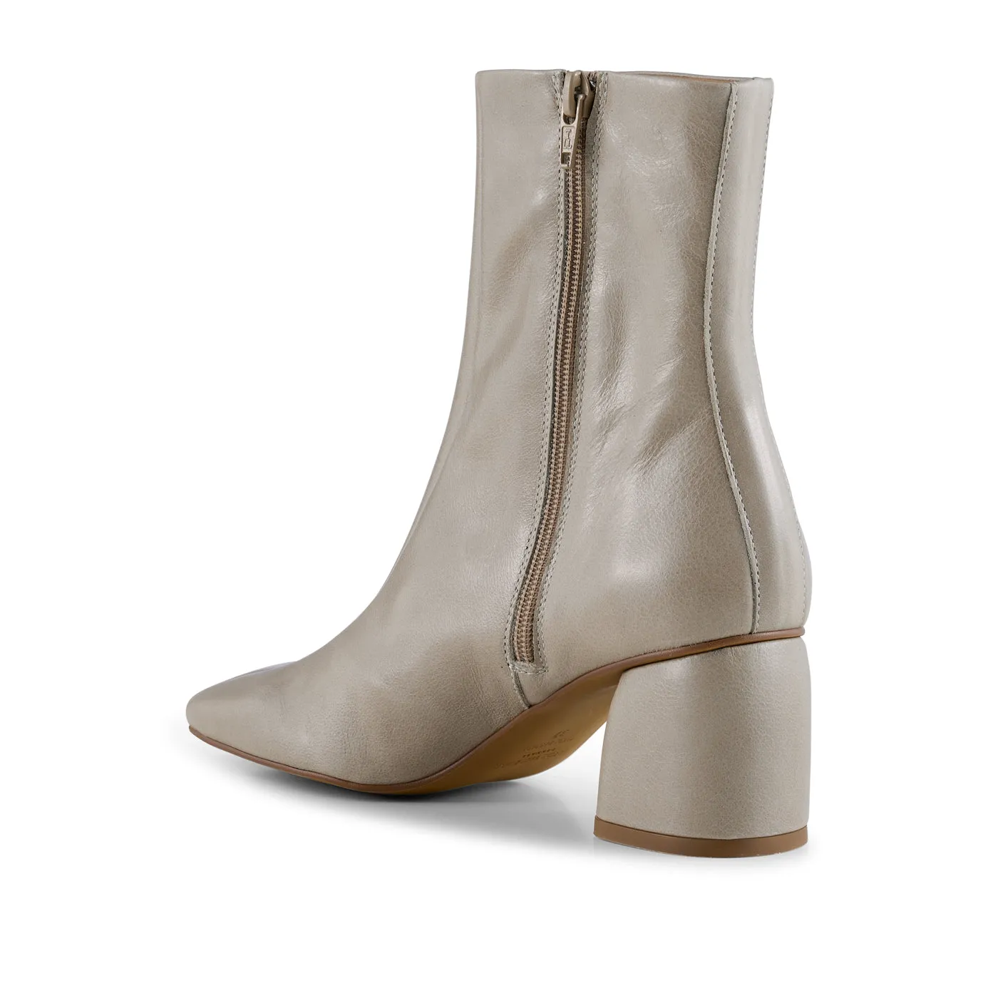 Frida boot leather - OFF WHITE