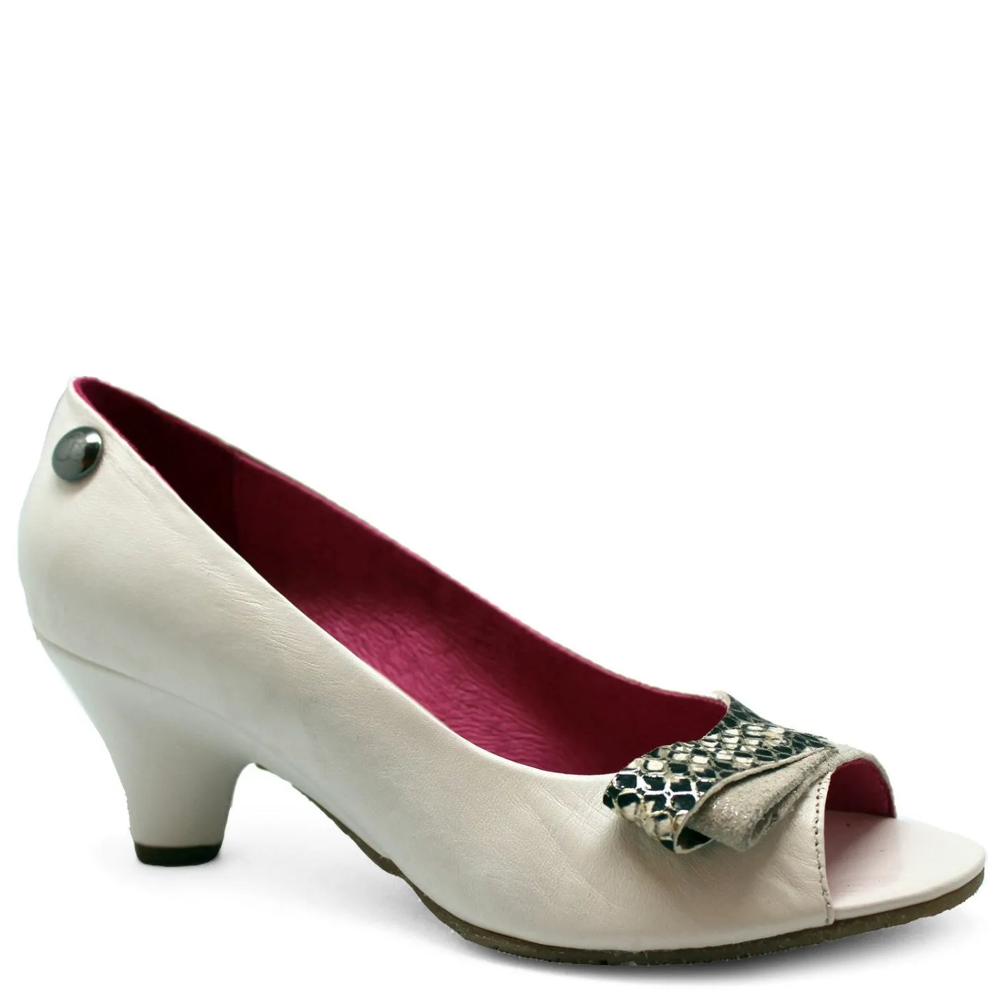 Frise - Ivory- open toe shoe- sizes 37, 40 and 41 left!