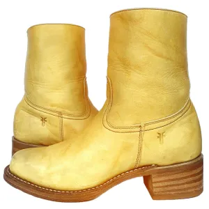 FRYE Banana Campus Zippered Short Ankle Bootie Boots