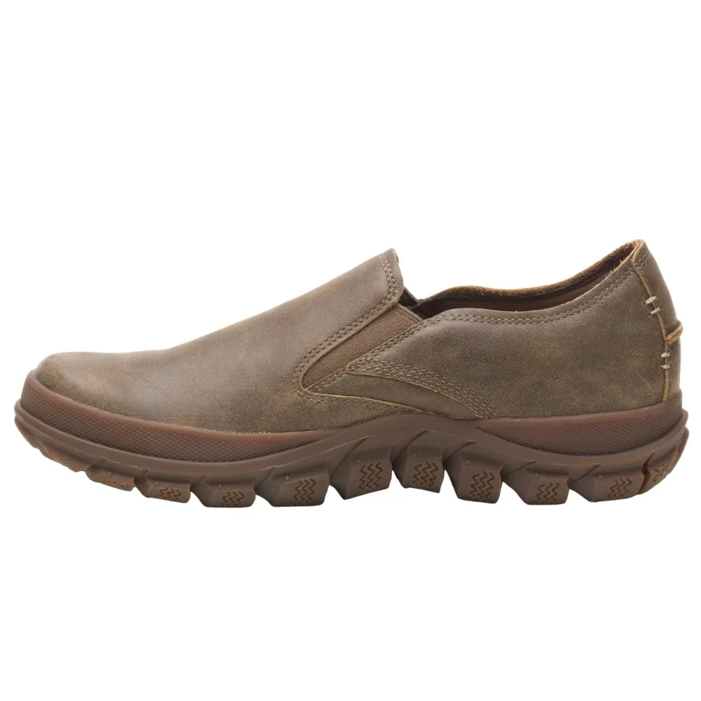 Fused Slip On Slip Resistant Soft Toe Work Shoes