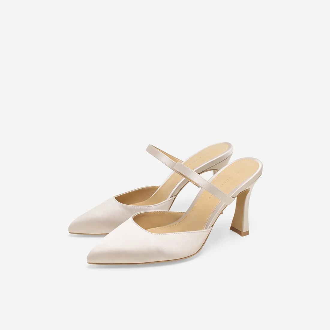 Gaia Satin Mules