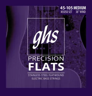 GHS PRECISION FLATWOUND 4 - String Set