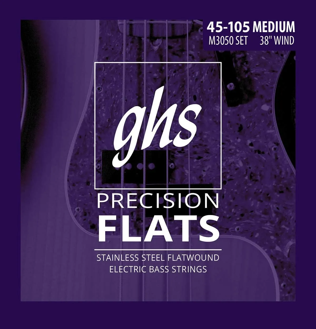 GHS PRECISION FLATWOUND 4 - String Set