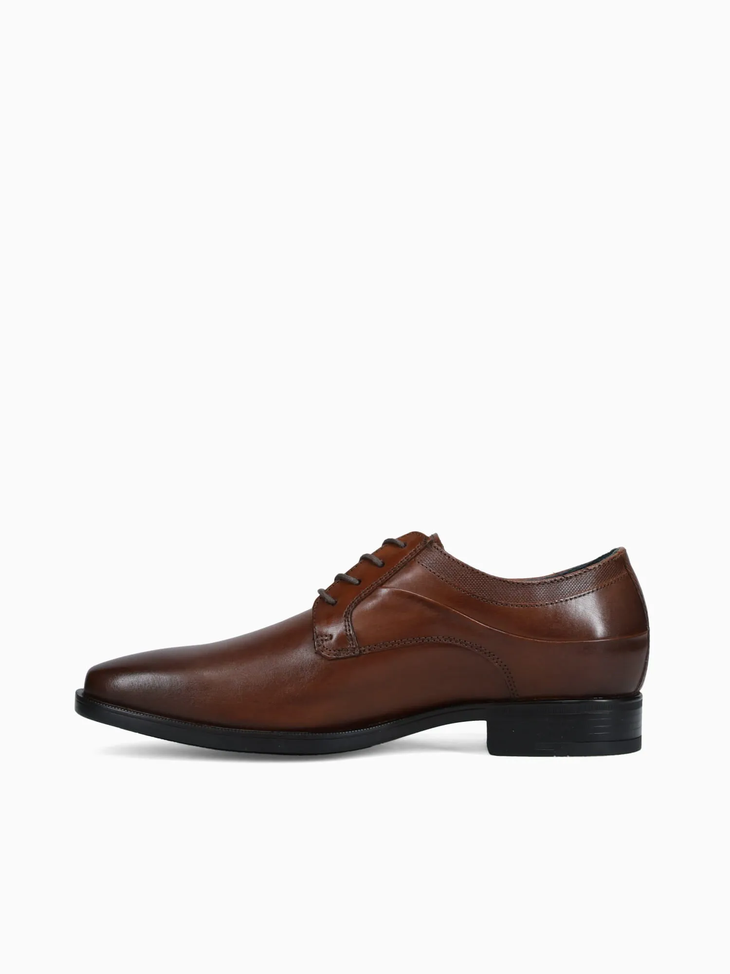 Gibbons Plain Toe Mahogany Leather