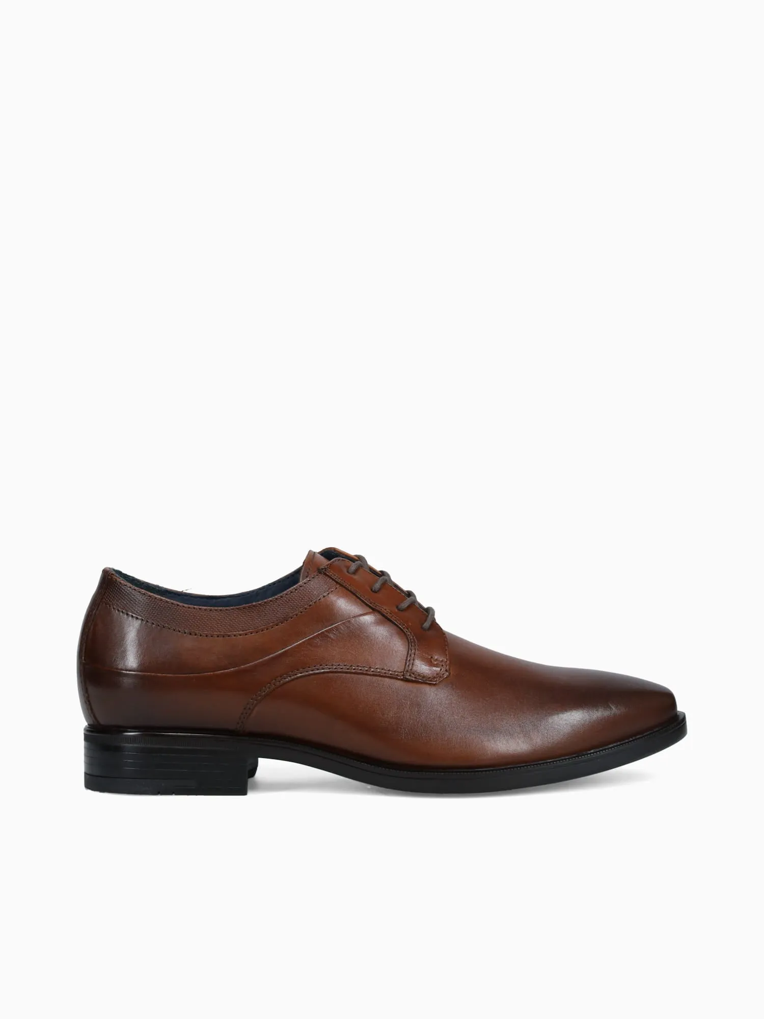 Gibbons Plain Toe Mahogany Leather