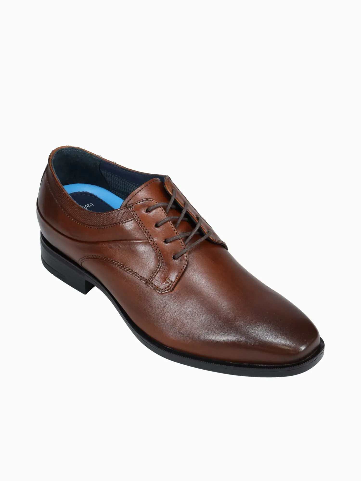 Gibbons Plain Toe Mahogany Leather