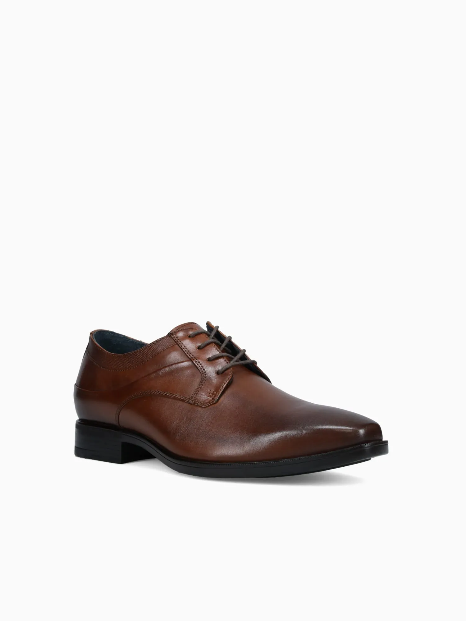 Gibbons Plain Toe Mahogany Leather