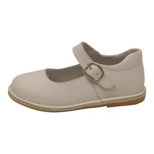 Girls White Classic Matte Leather Mary Jane Shoes 11 Kids