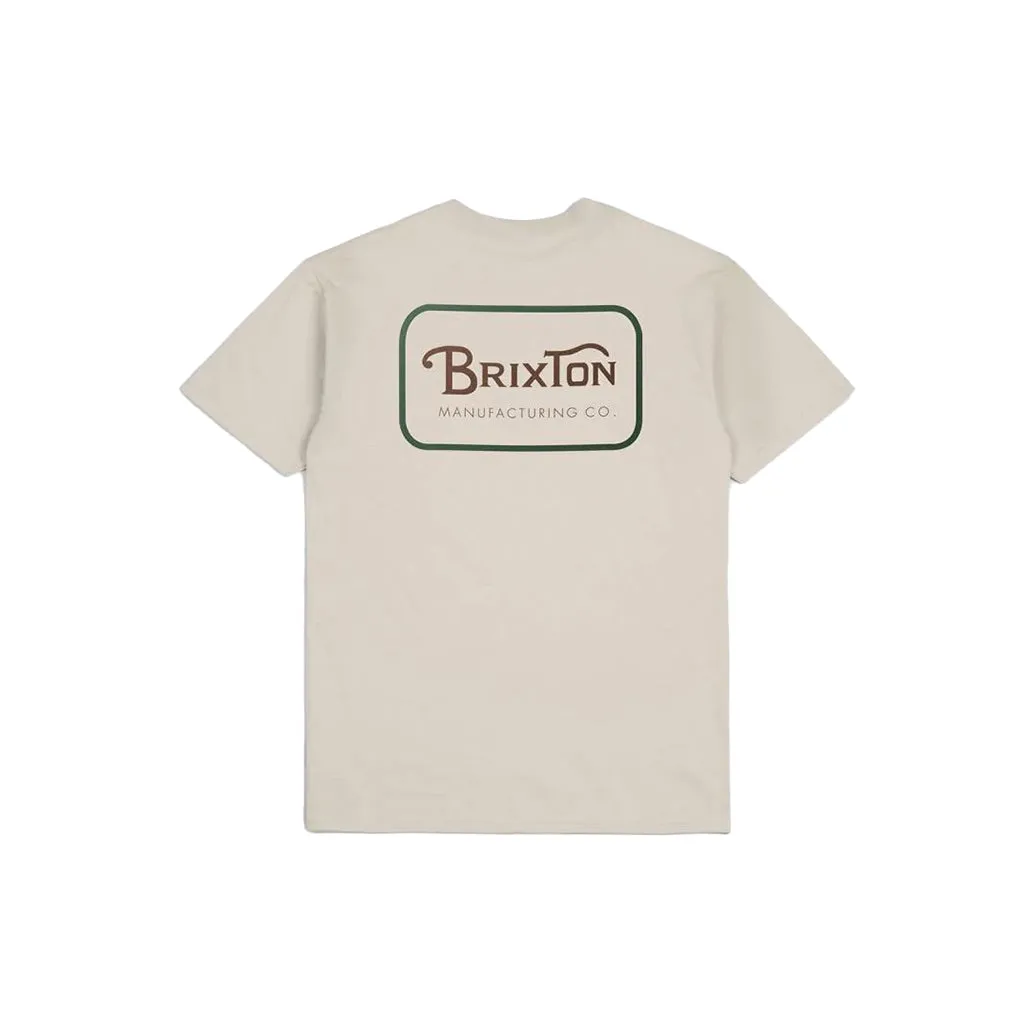 Grade S/S Tee Cream/ Trekking Green/ Sepia