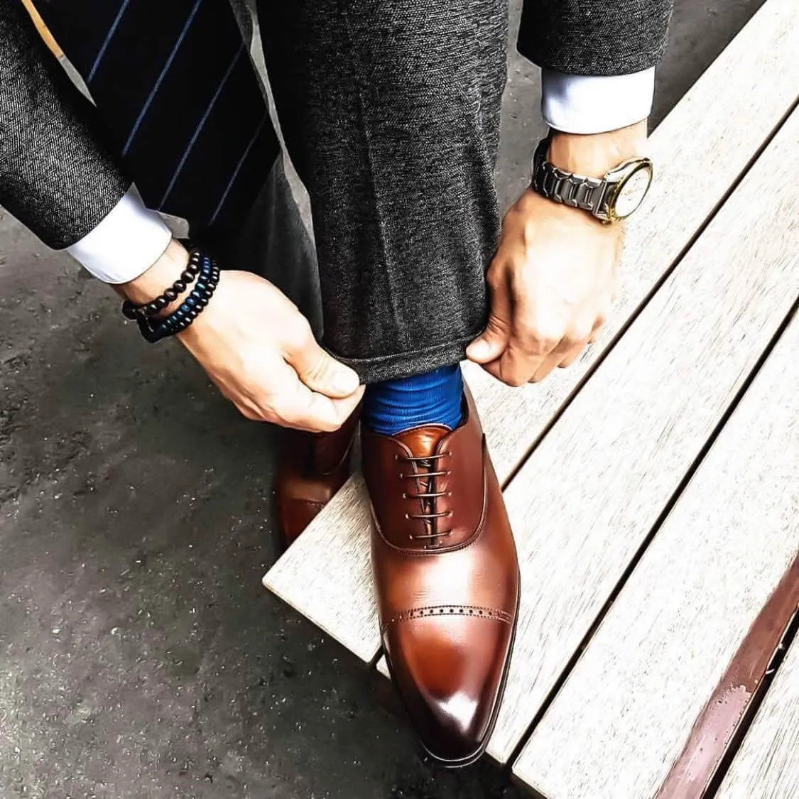 Harrow Cap Toe Oxford Tan