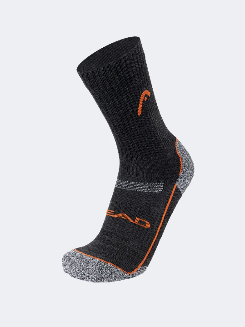 Head Socks Trekking Advanced 1P Unisex Sock Anthracite/Orange