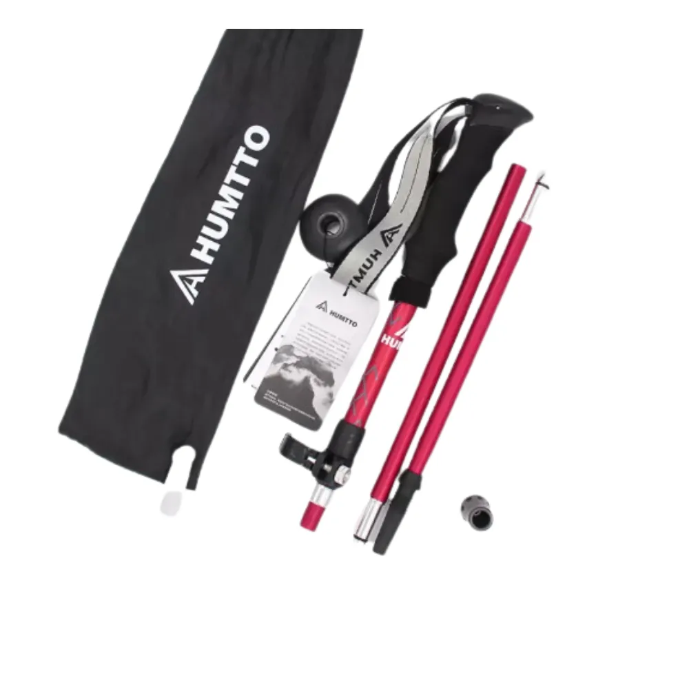 Humtto Telescopic Trekking Pole 1pc Red