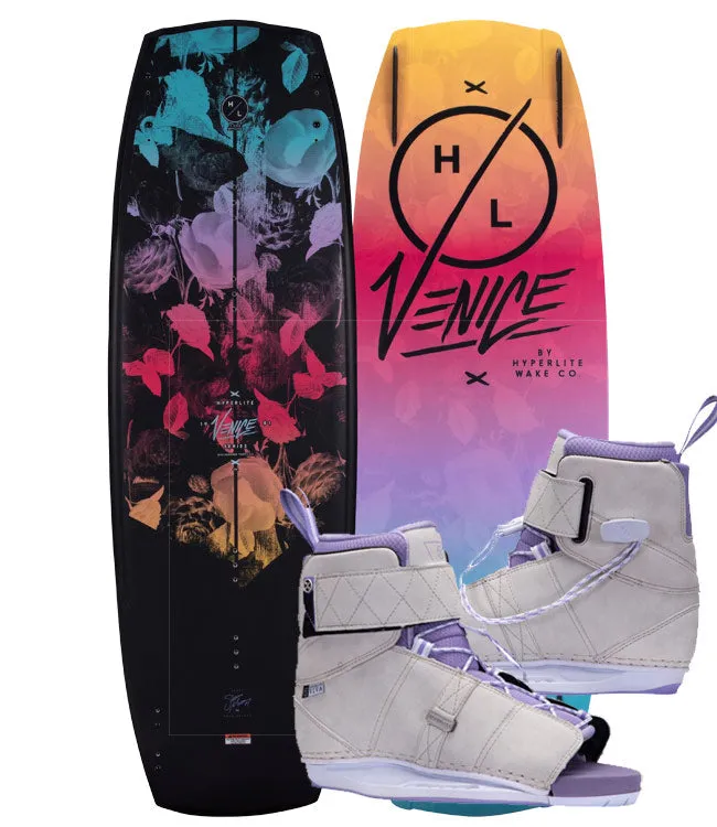 Hyperlite Venice Wakeboard Package with Viva Boots (2022)