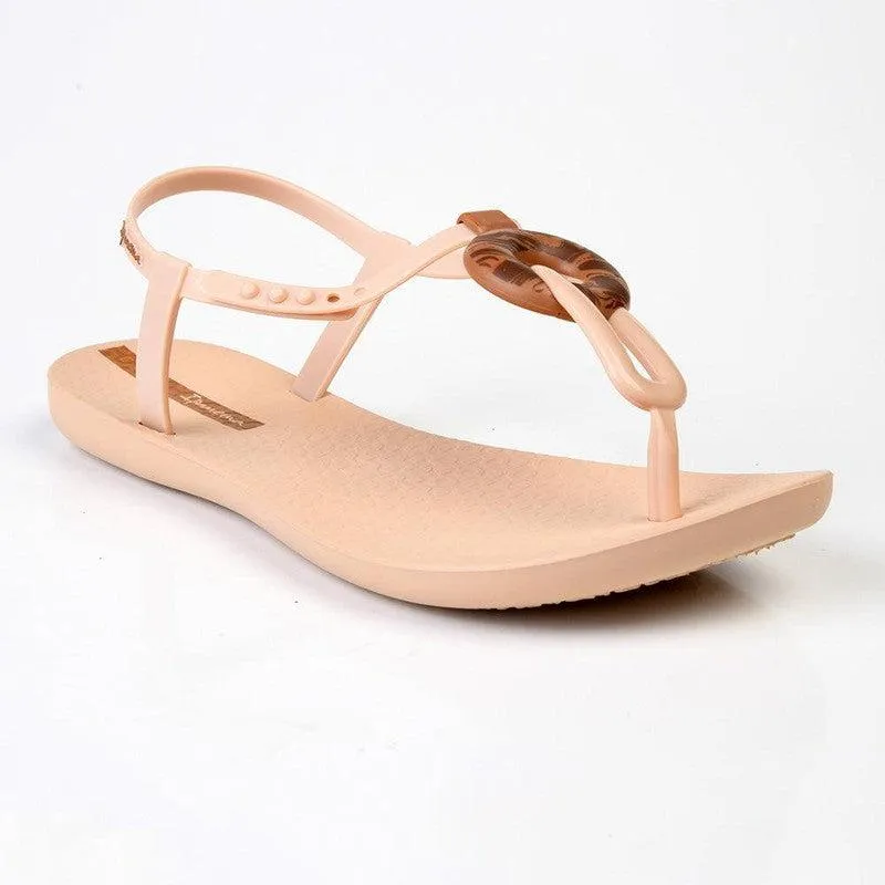 Ipanema Kate Chain Thong Sandals - Beige