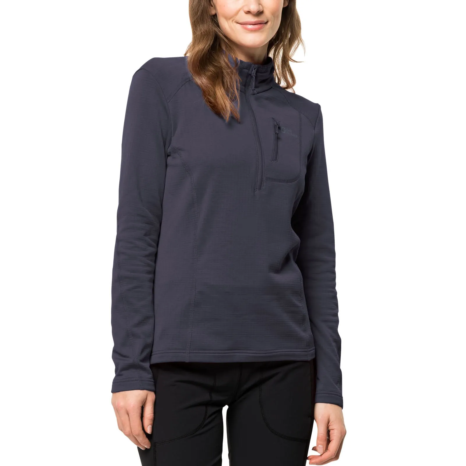 Jack Wolfskin Womens Kolbenberg Half Zip Pullover Fleece