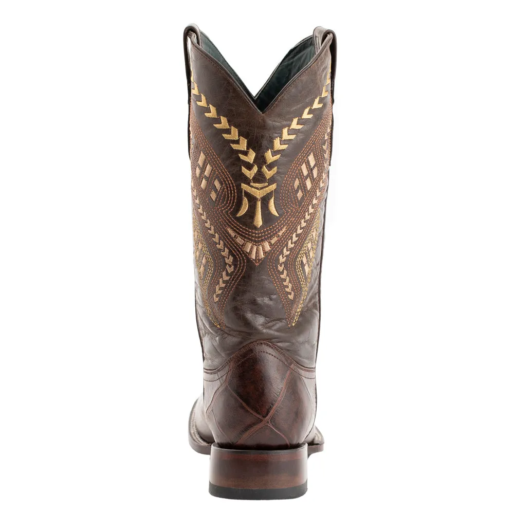 Jesse Alligator Square Toe Cowboy Boots