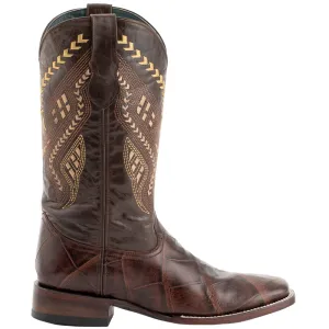 Jesse Alligator Square Toe Cowboy Boots