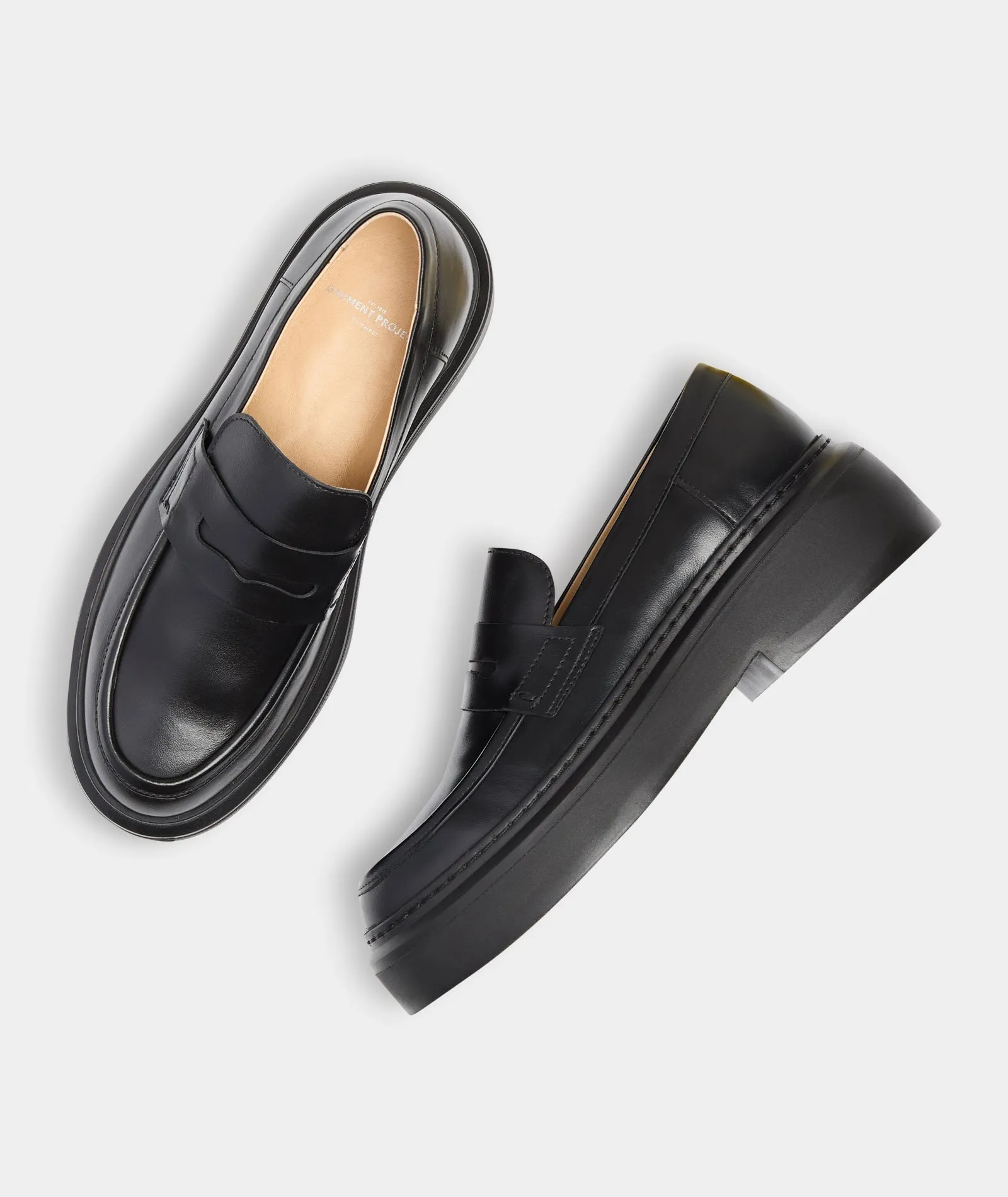 June Loafer - Black Leather / Black Sole