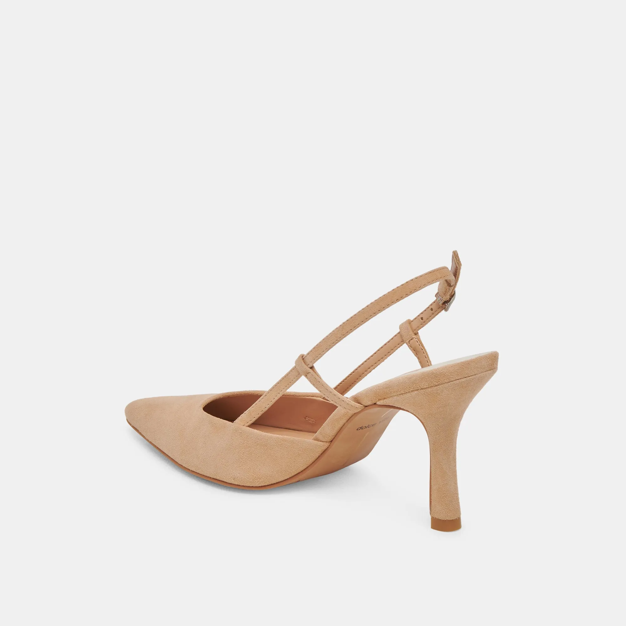 KIM HEELS TAN SUEDE