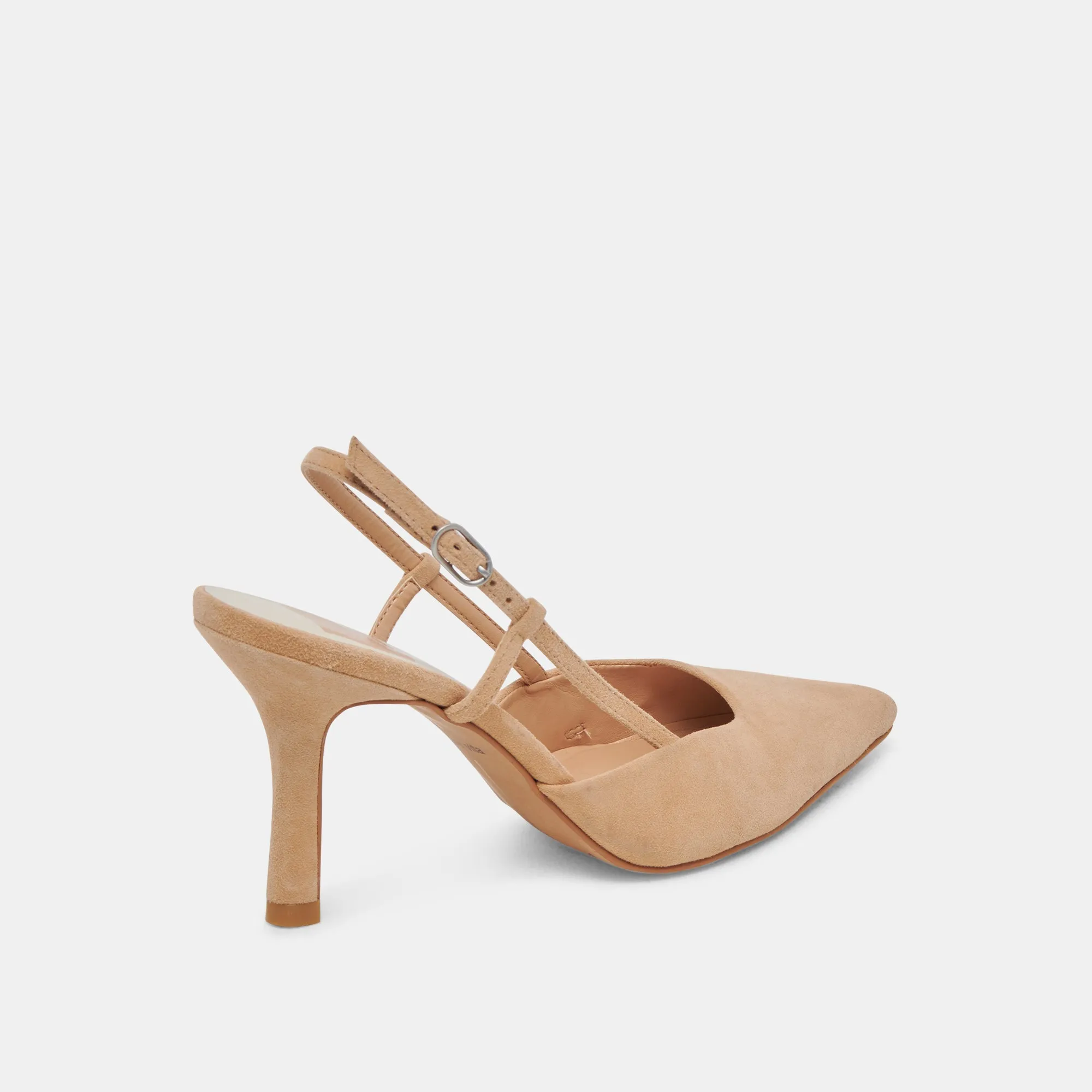 KIM HEELS TAN SUEDE