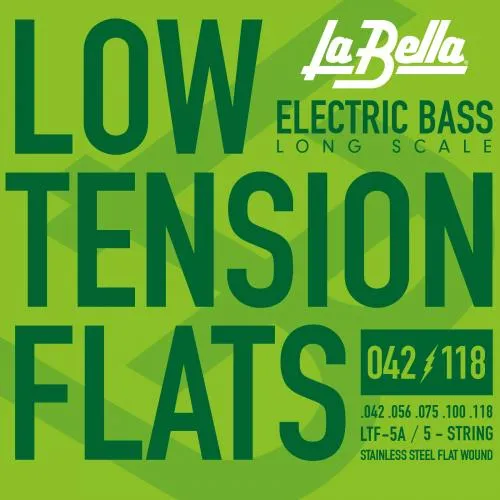 La Bella Low Tension Flatwound 5 string