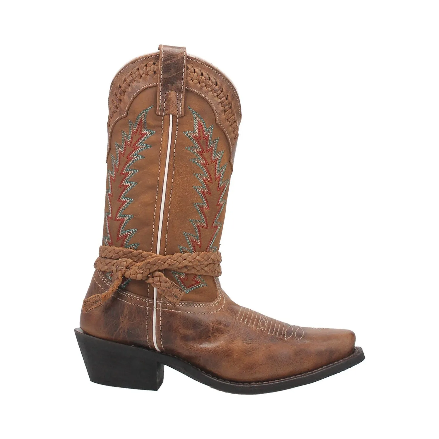 Laredo Women's Knot In Time Leather Square Toe Boot 51176