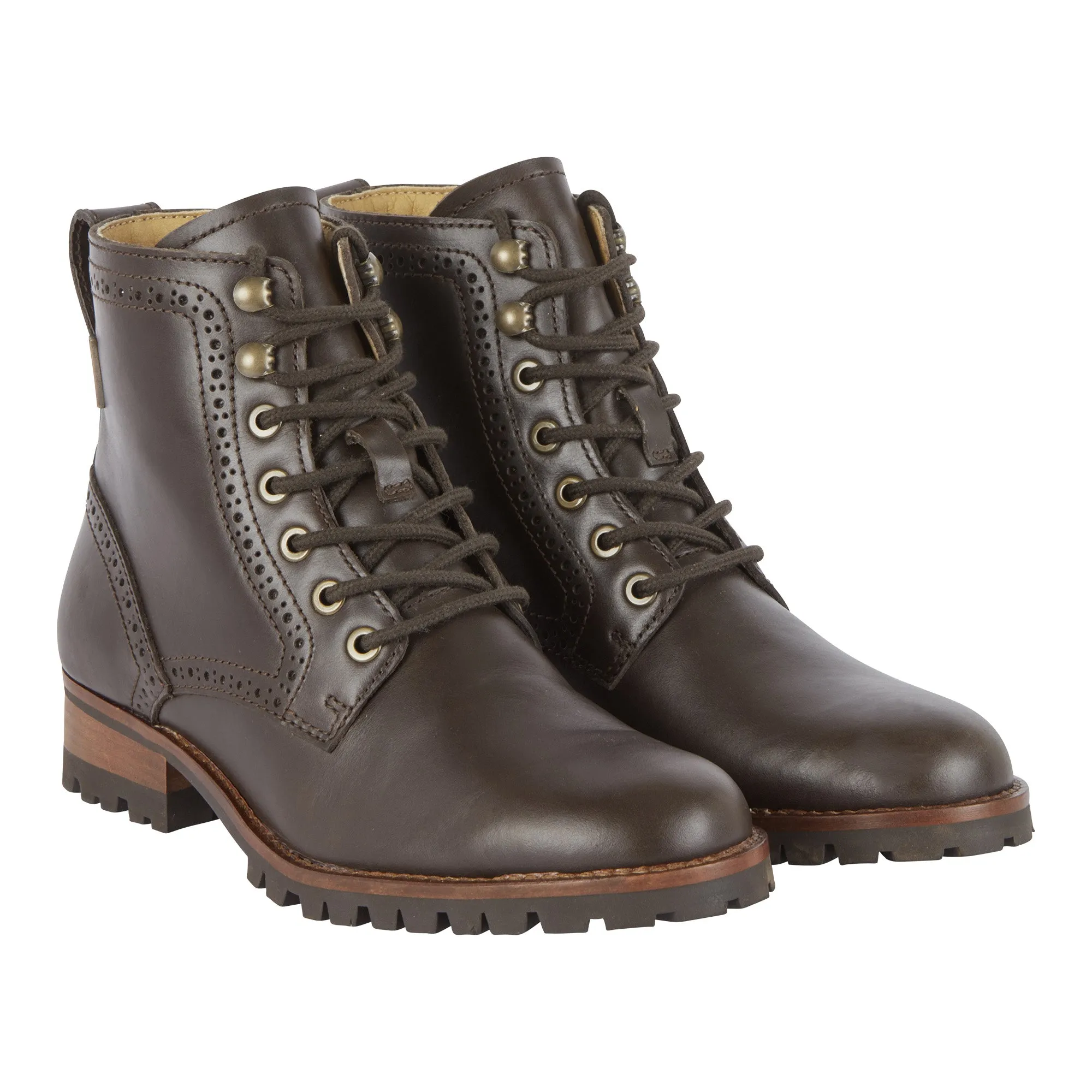 Le Chameau Ladies Artemis Cuir Boot - Marron Fonce