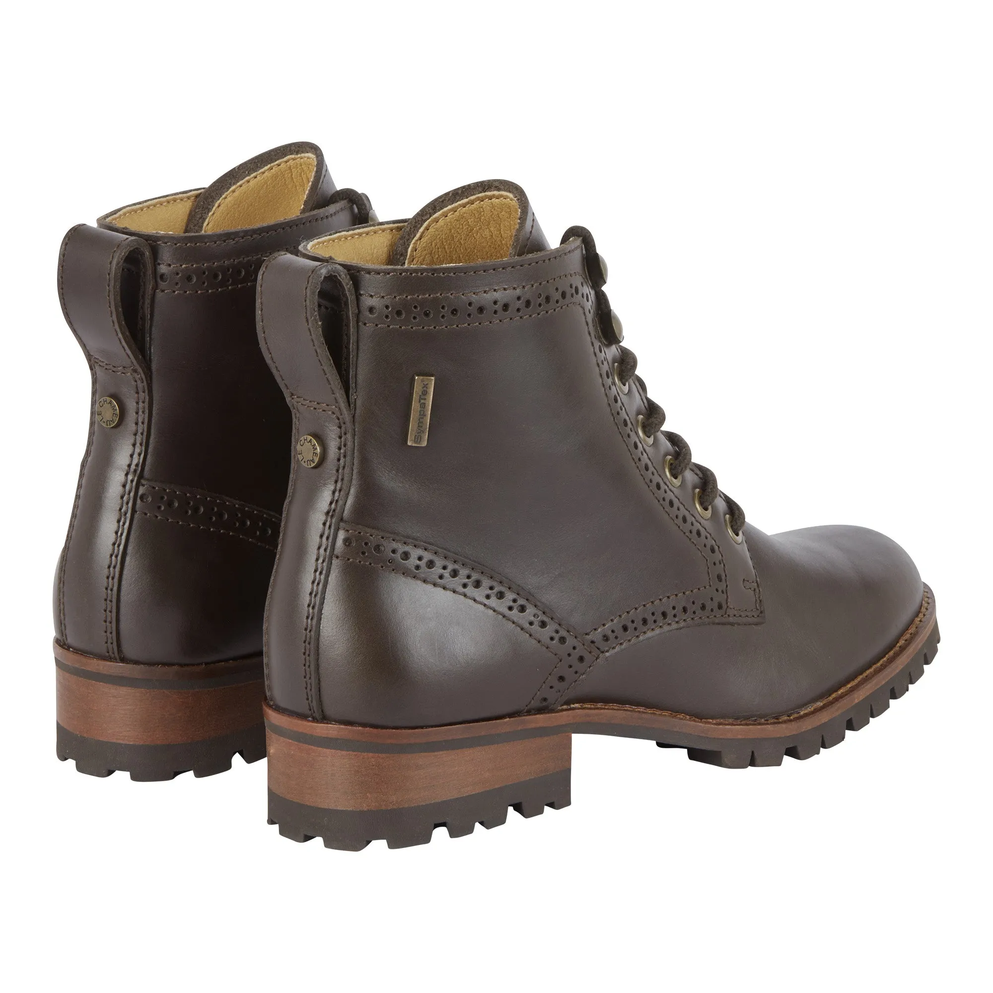 Le Chameau Ladies Artemis Cuir Boot - Marron Fonce