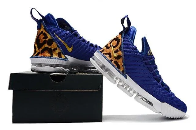 LeBron 16 Champion Royal Blue White Men's Basketball Shoes