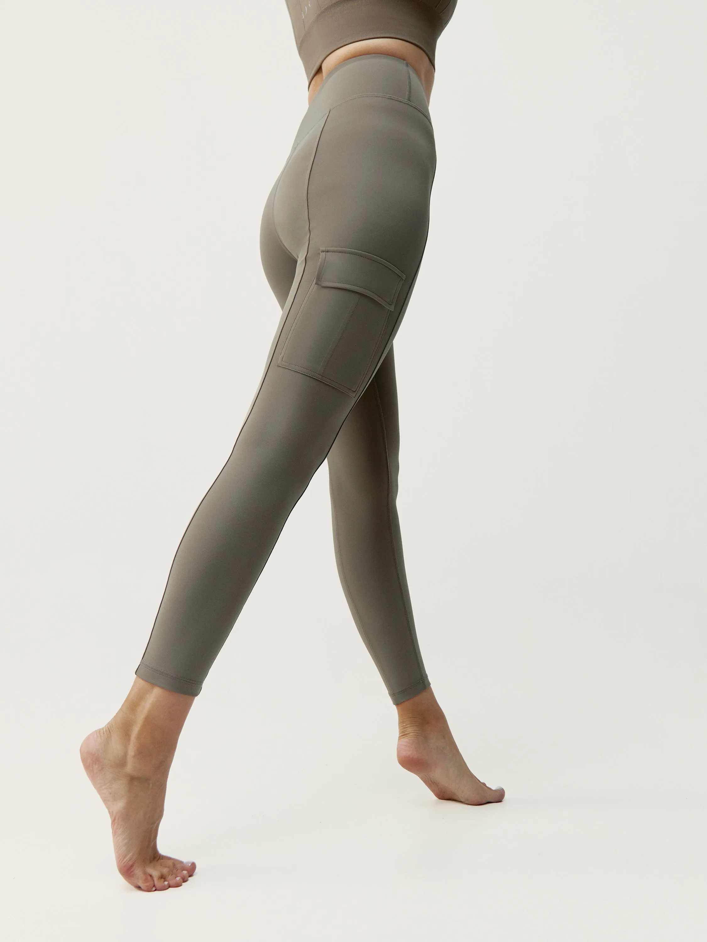 Legging Cargo - Noyer