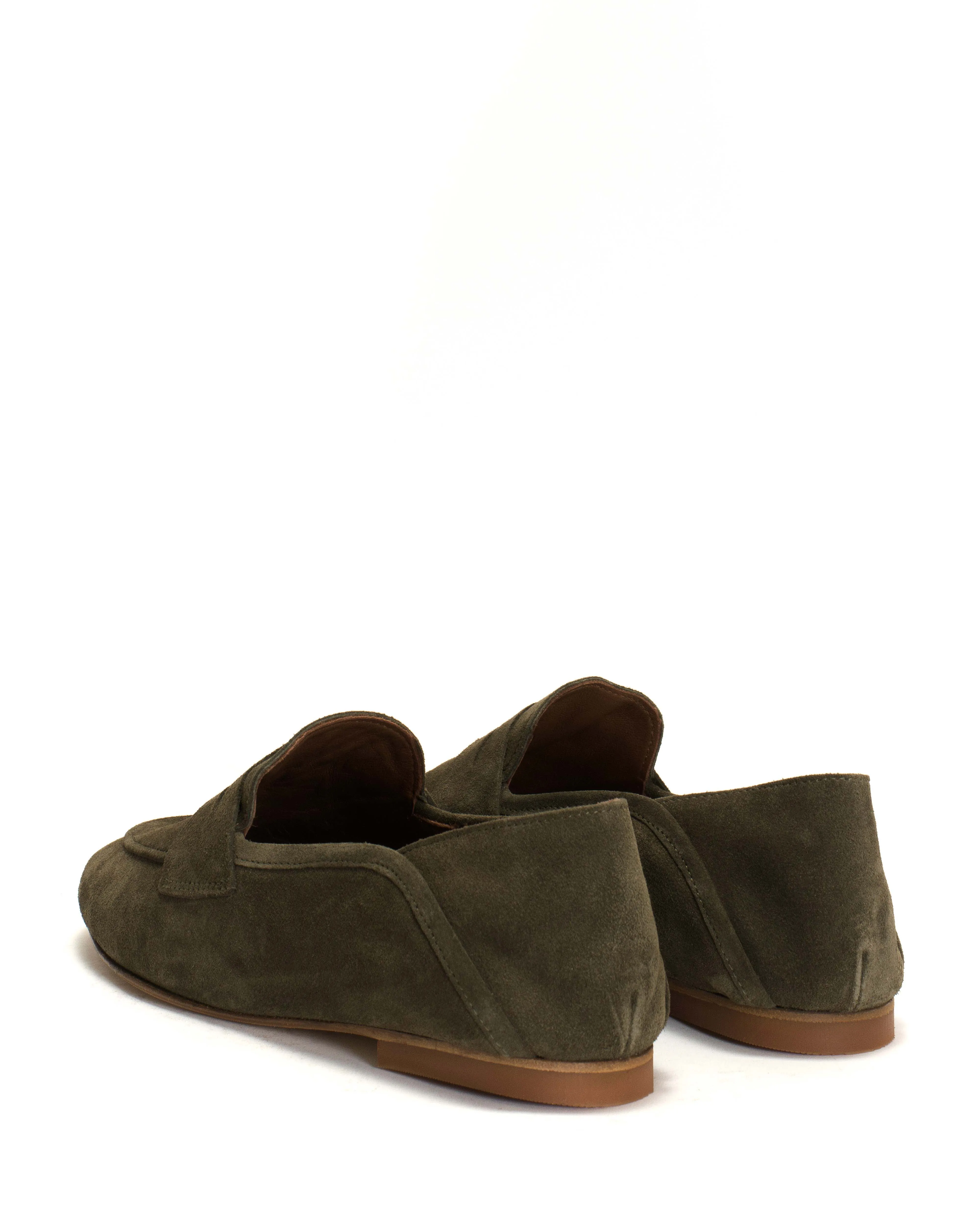 Lindsay Calf suede Moss green