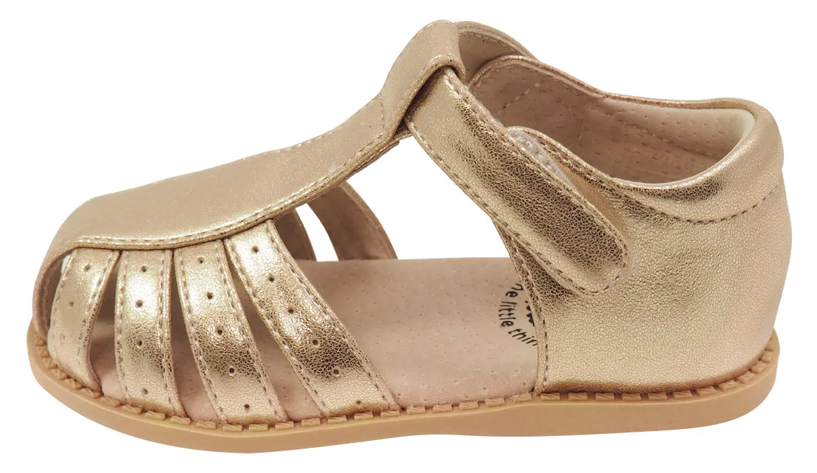 Livie & Luca Girl's Paz Sandal, Gold