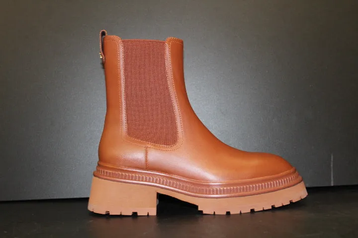 LOLA CRUZ X PAUL WARMER ZIMA ANKLE BOOTS TAN