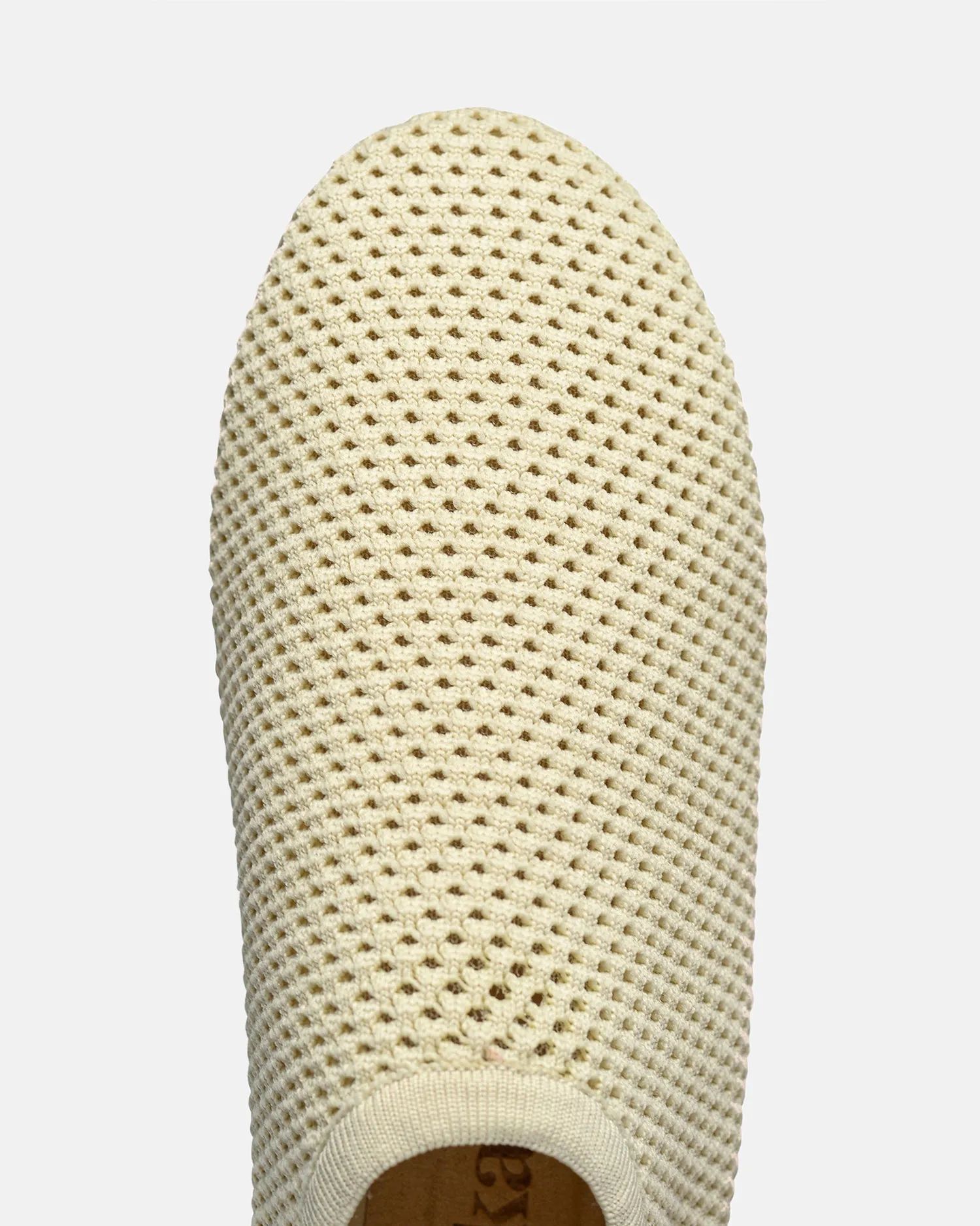 Maris Rounded Toe - Mesh-Knit Round-Toe Slip On Shoes - Sand Mesh