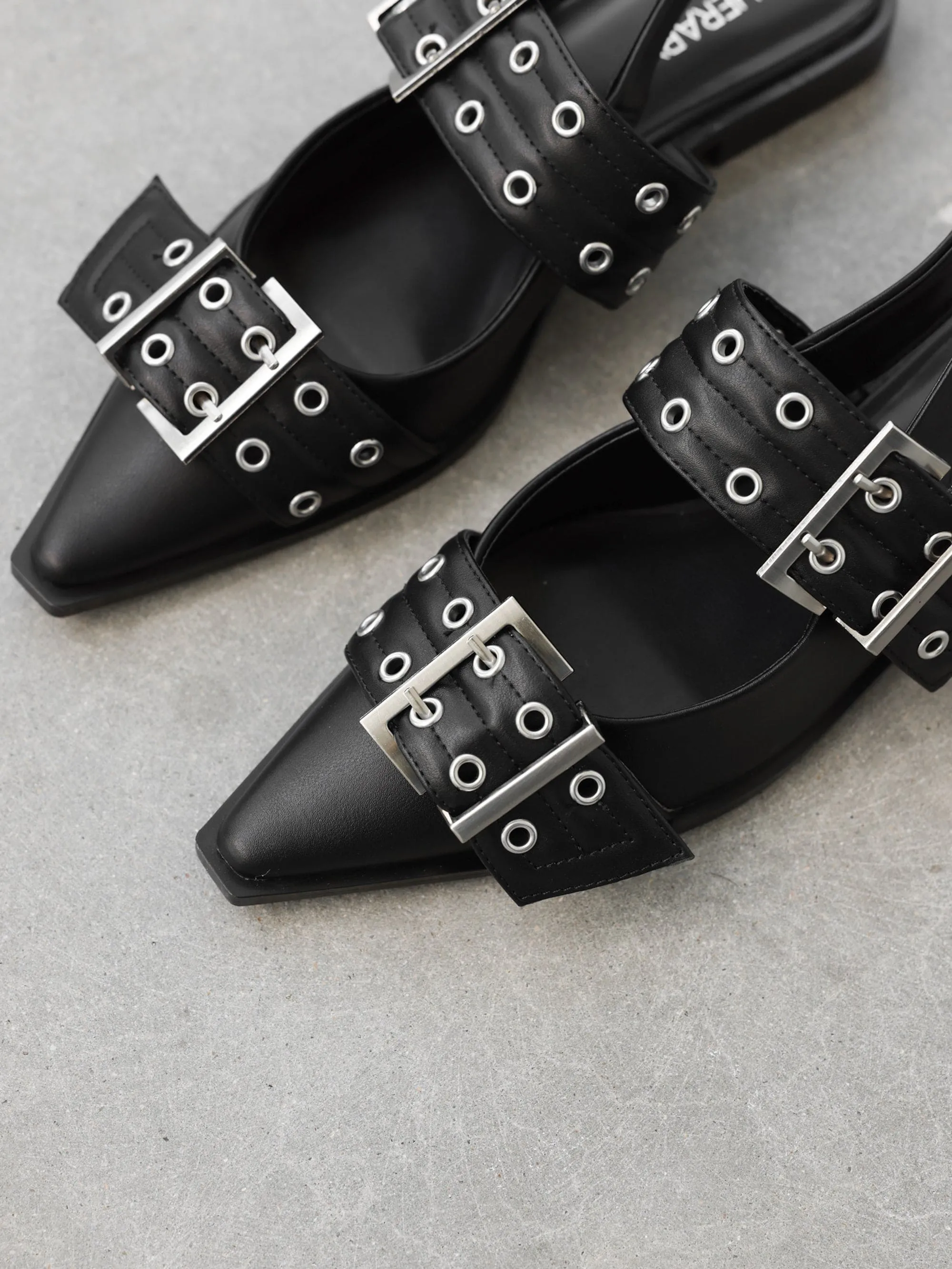 Matilda Flats (Black Patent) - By Therapy