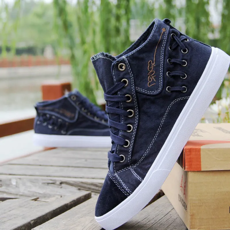 Men's canvas shoes, men's shoes, casual shoes, young students' shoes