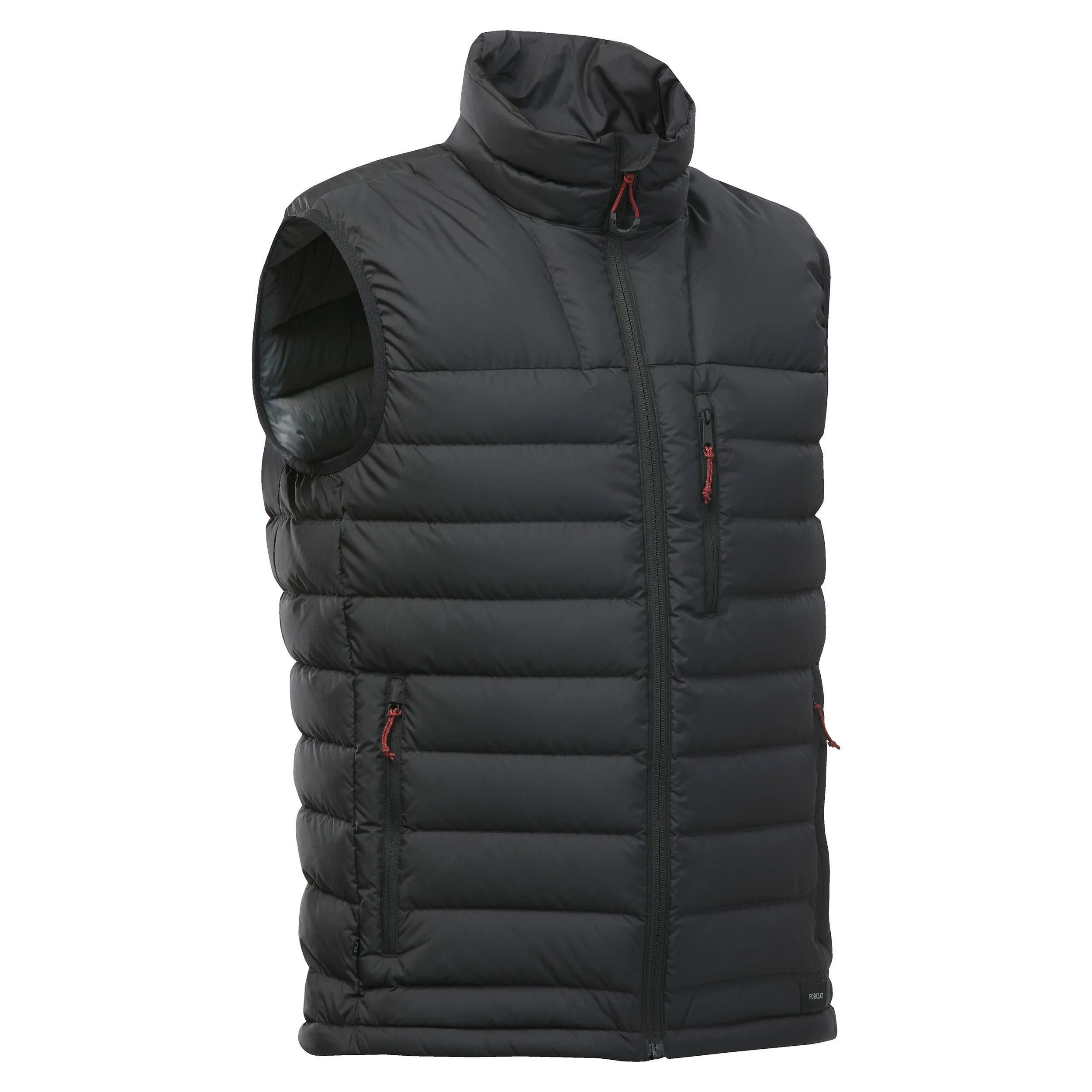 Men's down trekking vest Quechua MT500, black