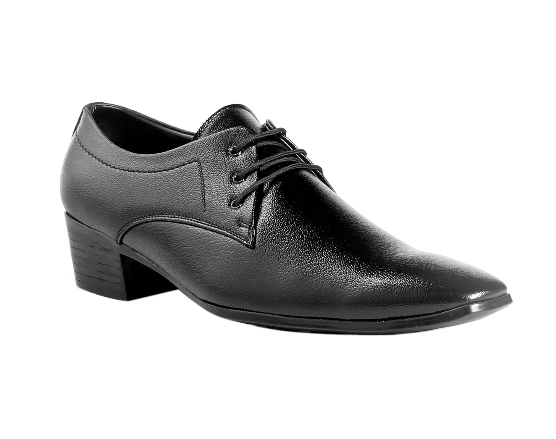 Men's Office Wear Height Increasing Derby Formal Shoes