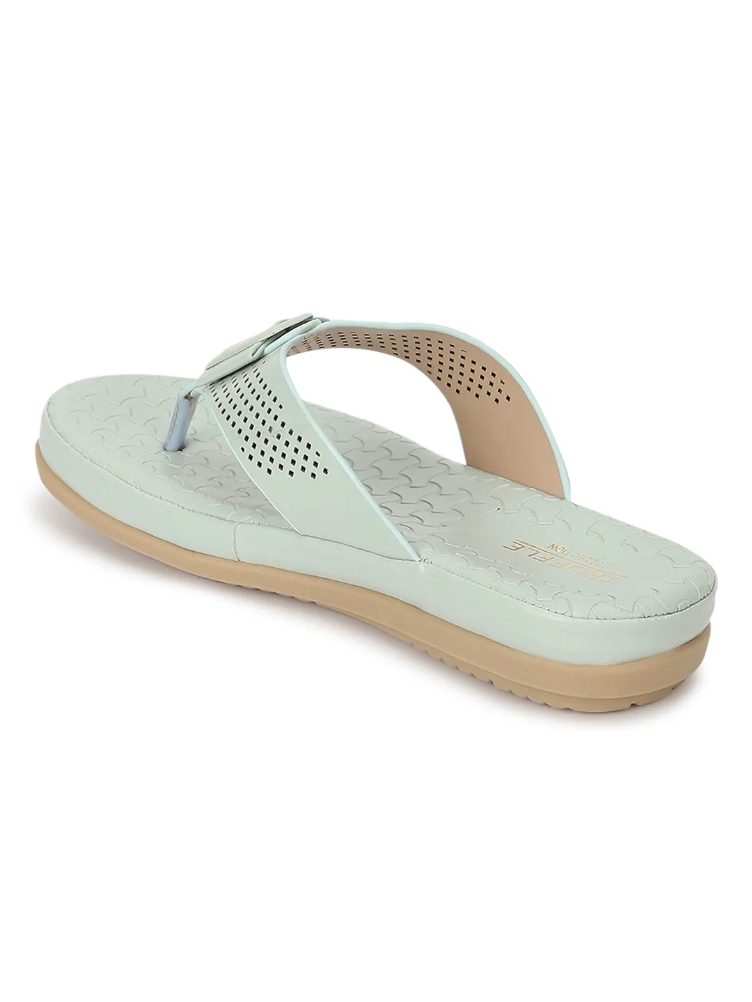 Mint PU Slip-On Flats (TC-ST-015-MNT)