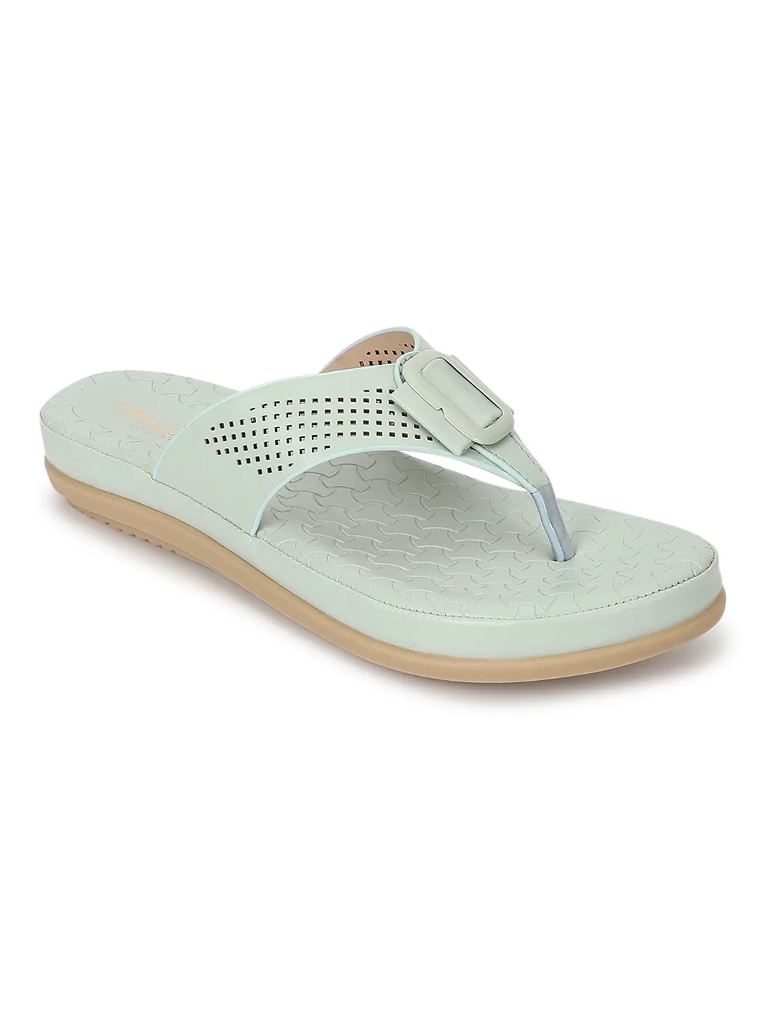 Mint PU Slip-On Flats (TC-ST-015-MNT)