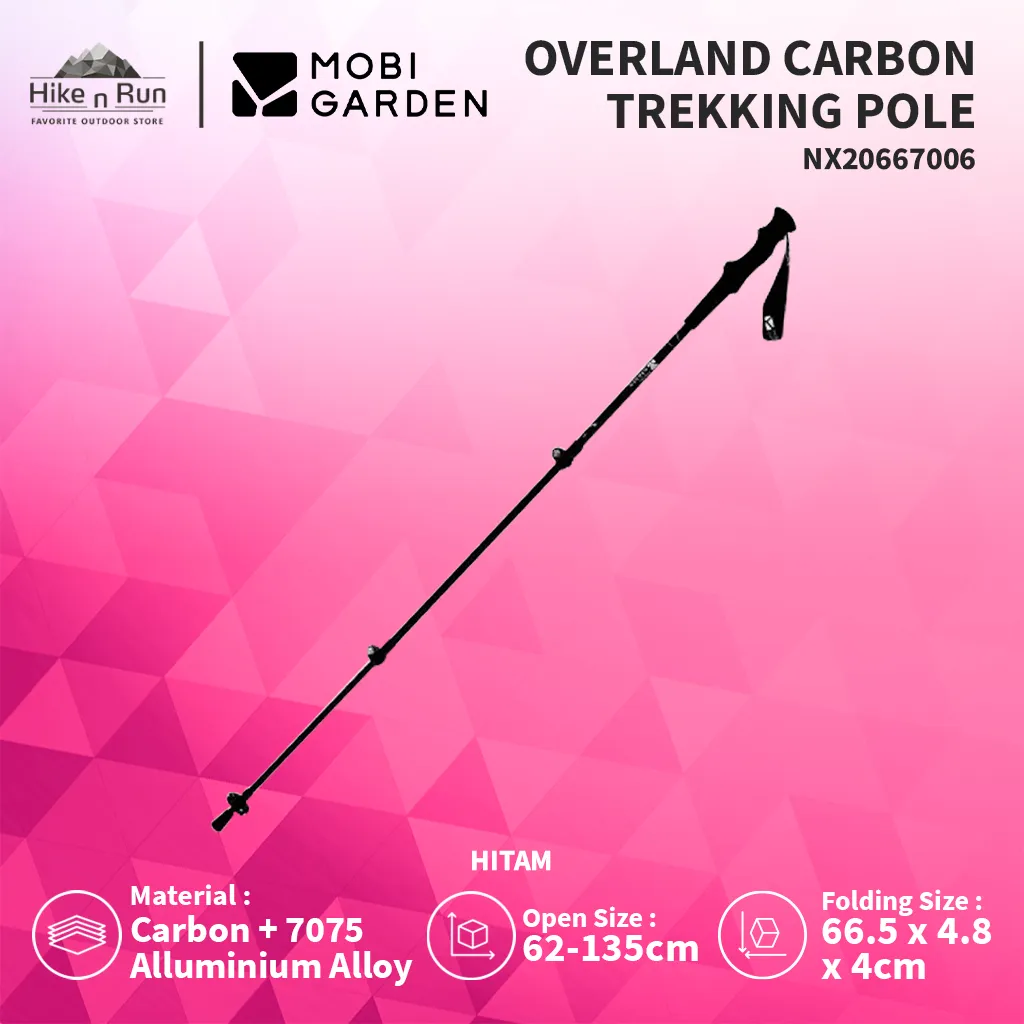 Mobi Garden Trekking Pole Zhengtu NX20667006 Telescopic Alumunium   Carbon