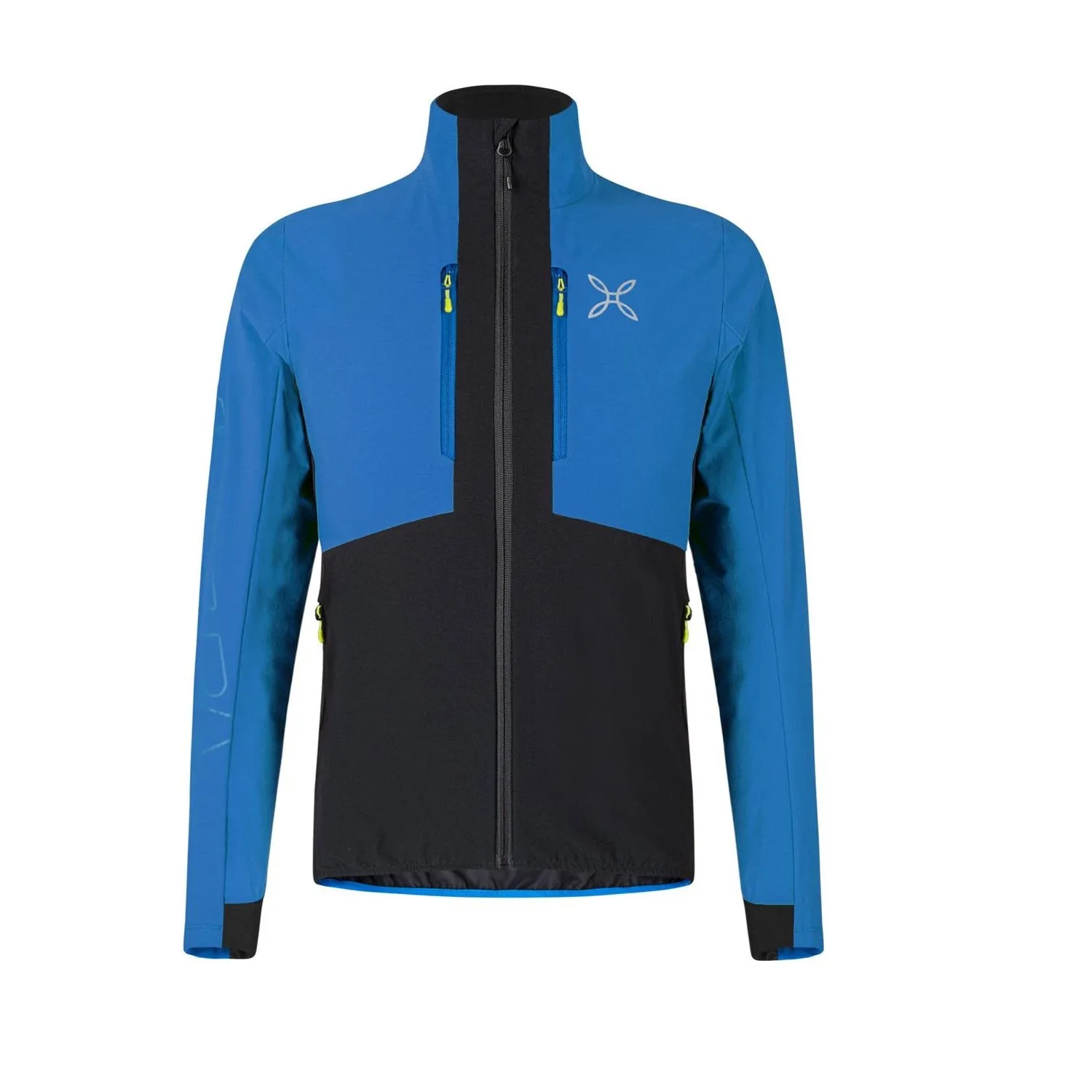 MONTURA SPEED STYLE JACKET GIACCA TECNICA UOMO SOFTSHELL ANTIVENTO DA TREKKING/SCI ALPINISMO - NERO/CELESTE