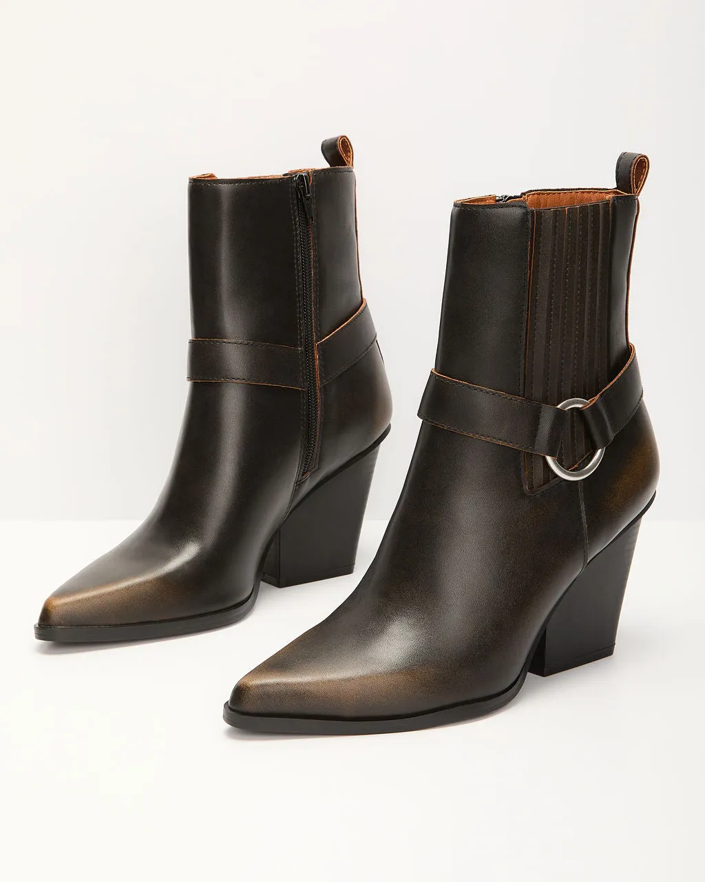 Neptune Western Ankle Boots