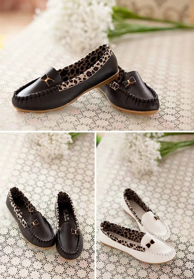 New Arrival Spring and Autumn Flats for Women Flat heel Shoes Fashion Leopard Flats Women Shoes