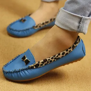 New Arrival Spring and Autumn Flats for Women Flat heel Shoes Fashion Leopard Flats Women Shoes