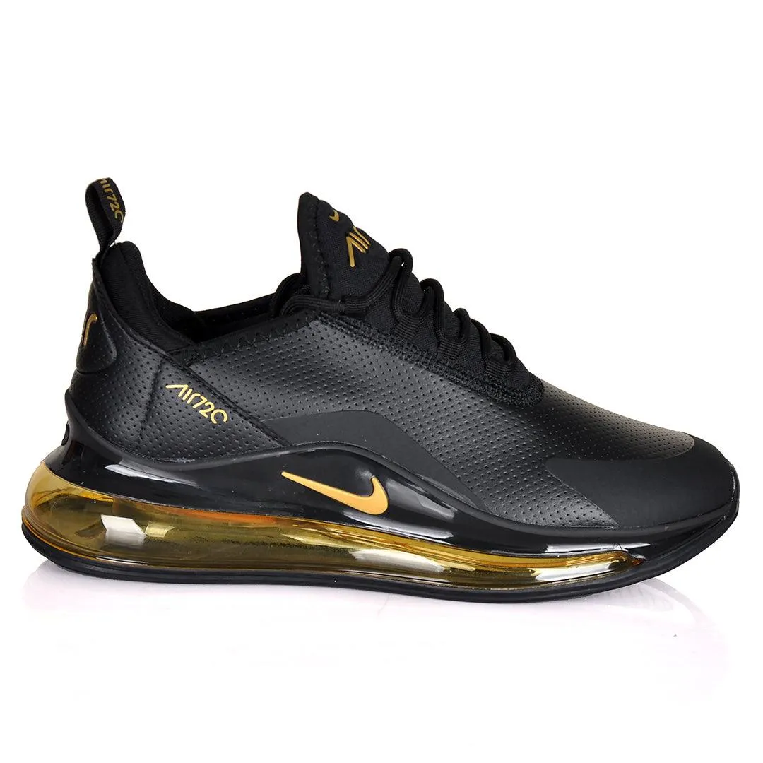 NK Max 720 Breathable Sneakers- Black Gold