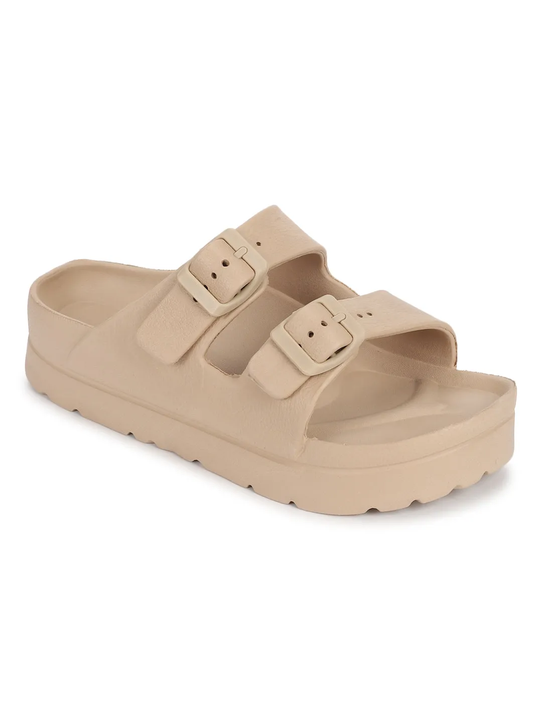 Nude PU Slip-On Flats (TC-ROME1-NUD)