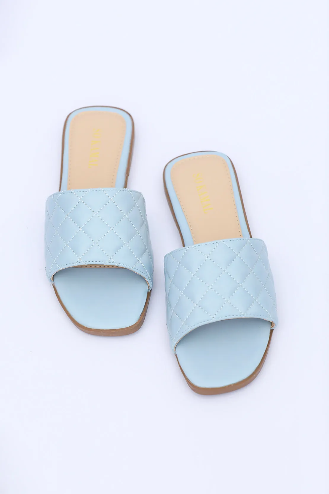 Pastel Passion Flats - Sky Blue